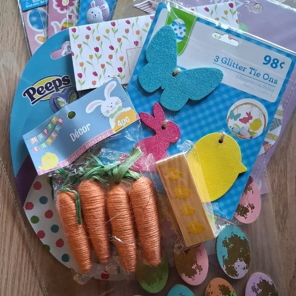 Easter Scrapbook Junk Journal Sticker Lot Bundle